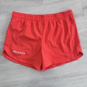 Peloton 4" Velocity Shorts Orange L NWT Lined Athletic Running Gym